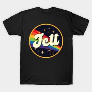 Jett // Rainbow In Space Vintage Style T-Shirt